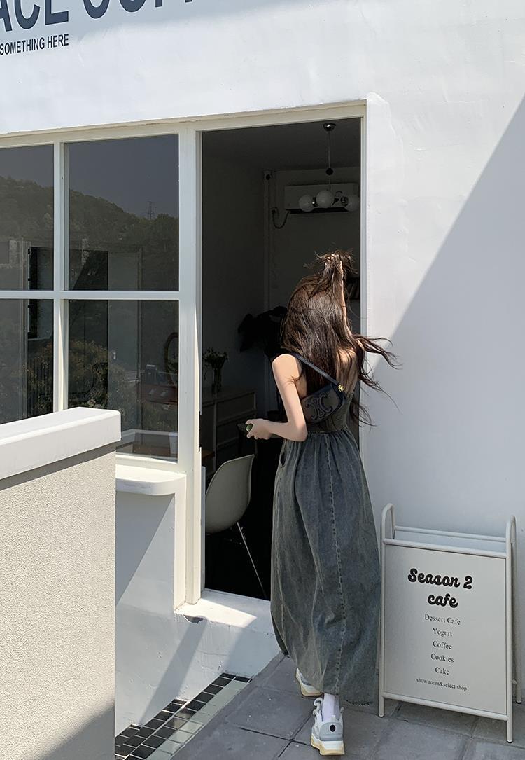 【dress】デニムキャミワンピース　M24871