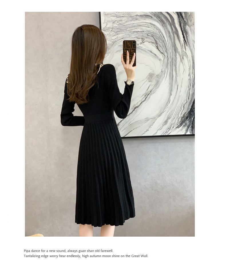 【dress】ニットワンピース　M25500