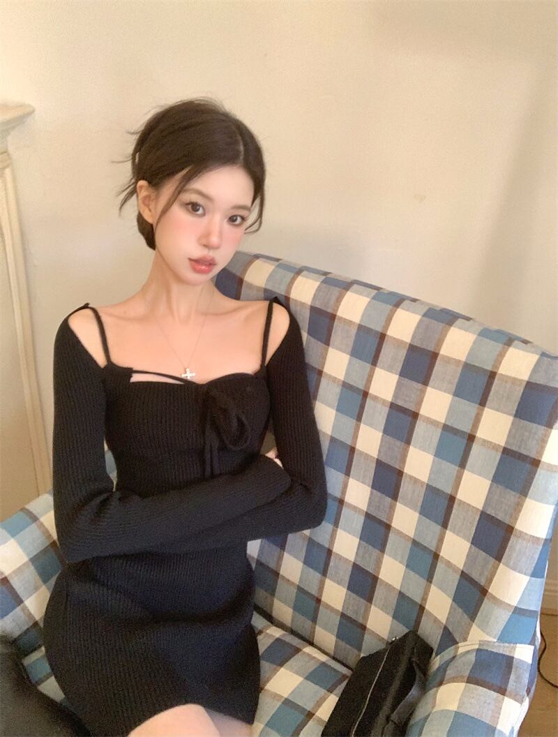 【dress】ニットワンピース　M28263
