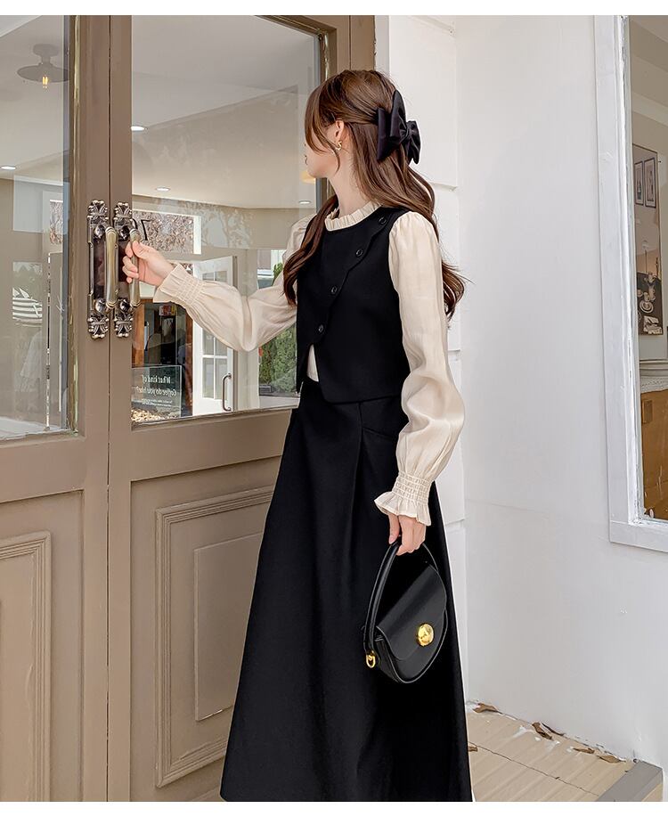 【dress】ドッキングワンピース　M18729