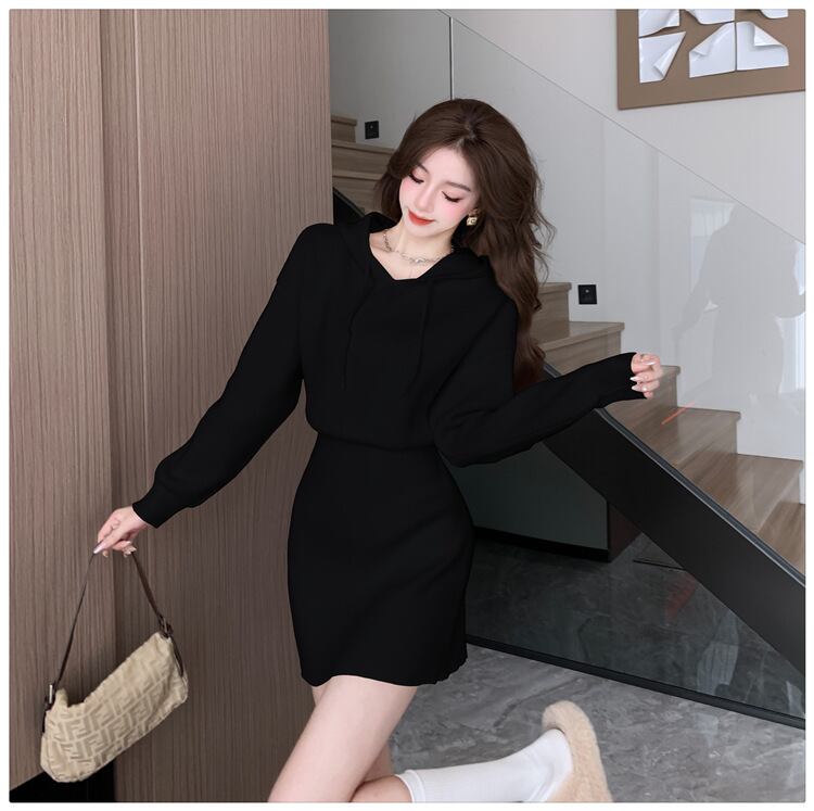 【dress】フード付きワンピース　M19004
