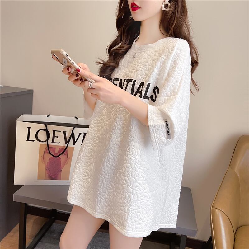 【tops】ファッション気質満点今季マストバイ トップスルーズ半袖INS風レディースTシャツ G9007