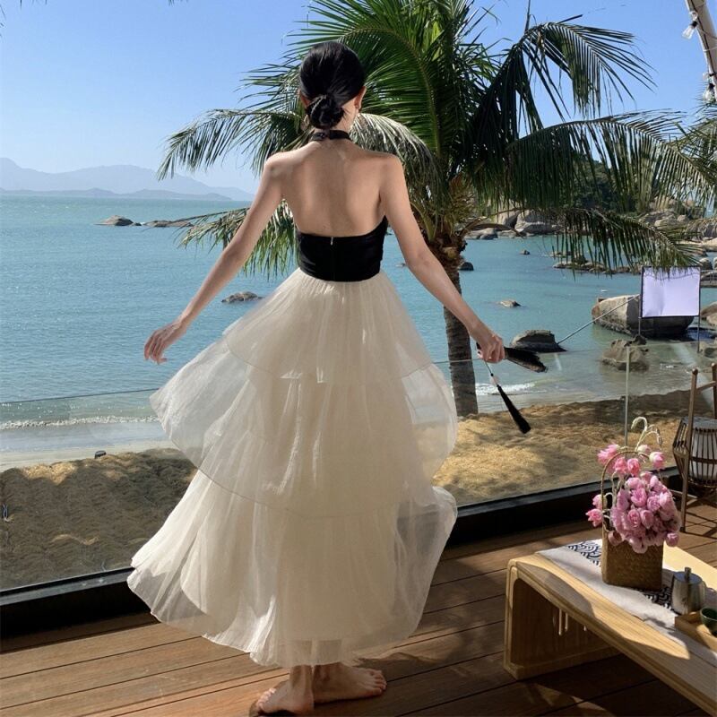 【dress】ホルターネックワンピース G20114