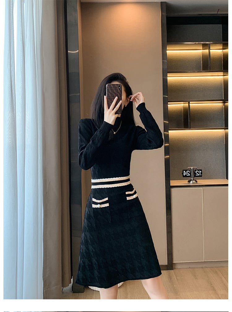 【dress】ニットワンピース　M25422