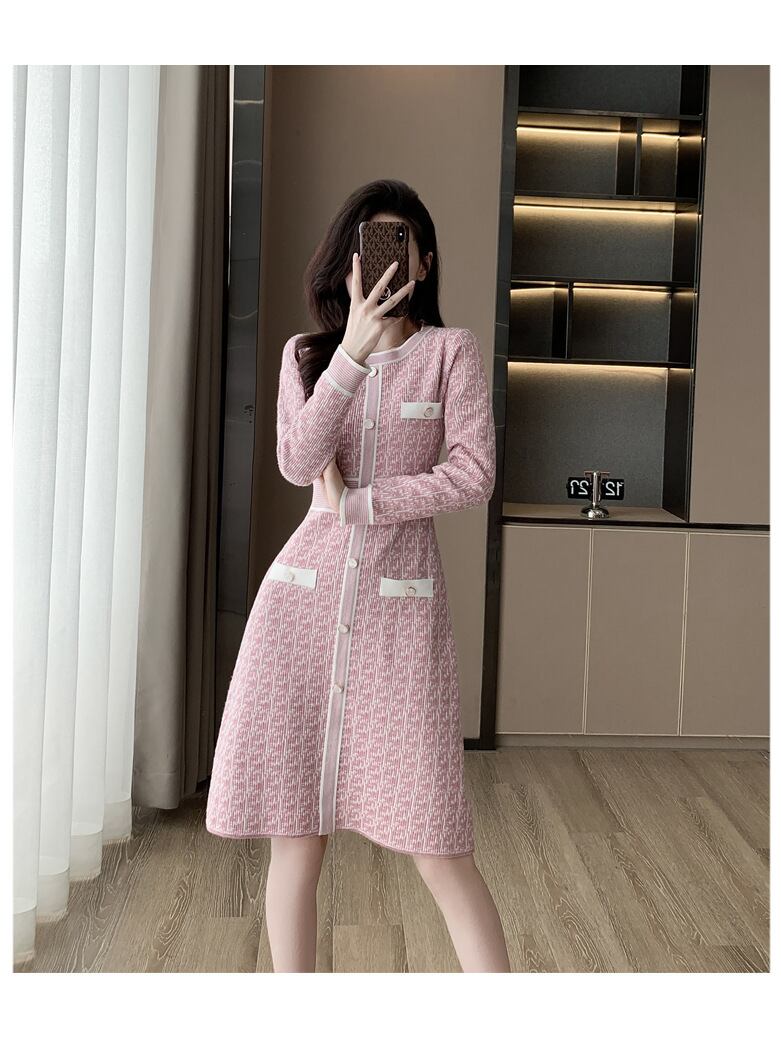 【dress】ニットワンピース　M19167