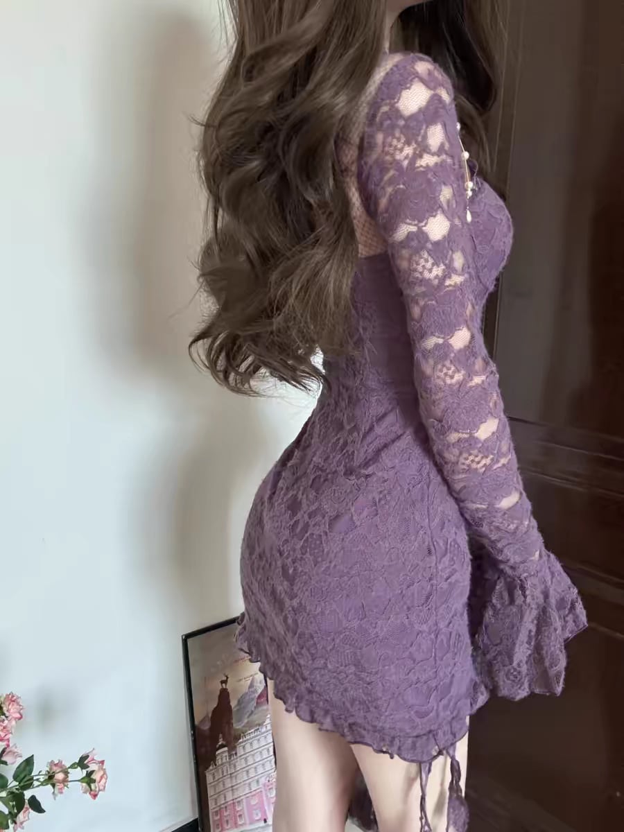 【dress】レースデートワンピース　M29655
