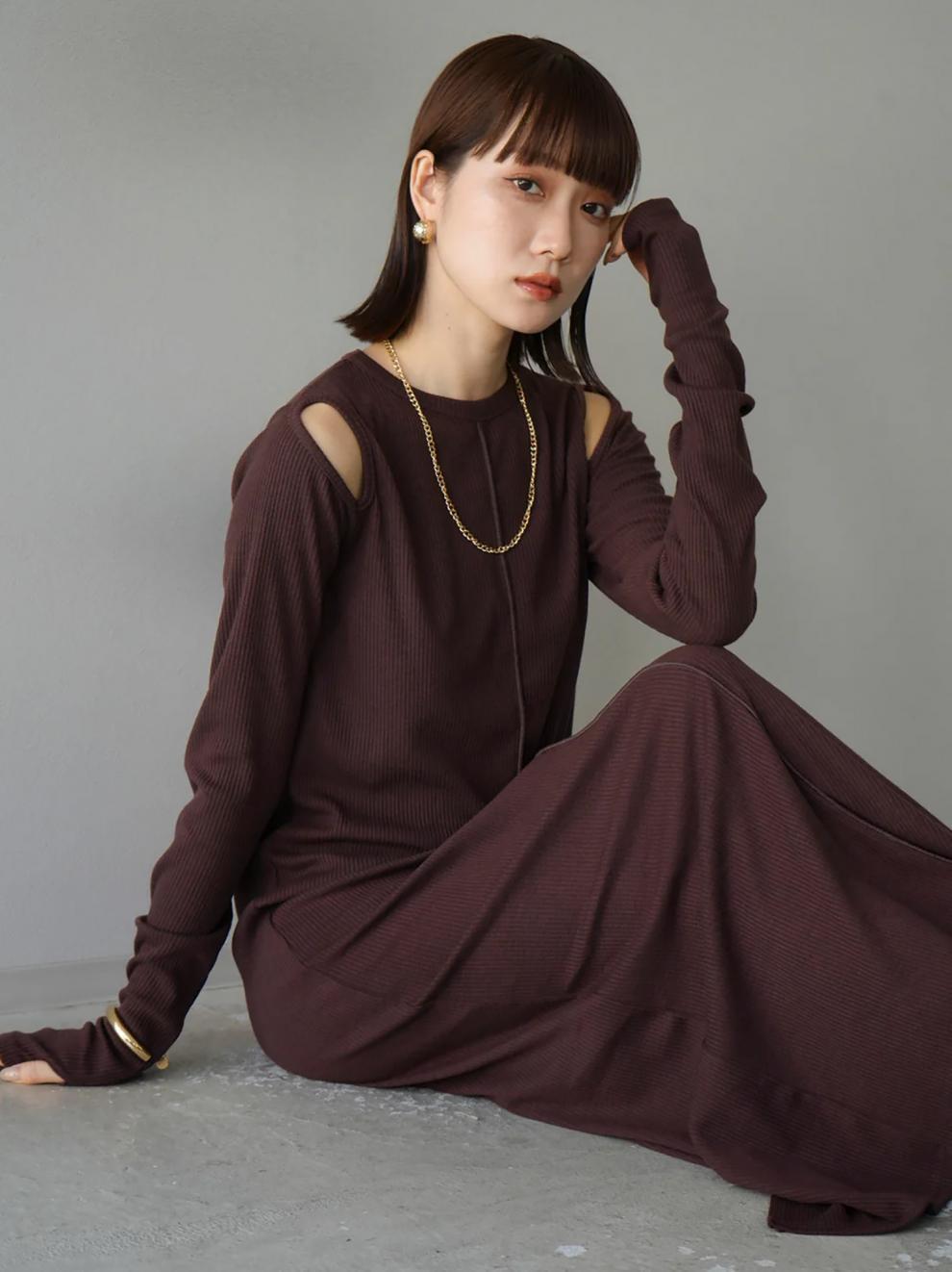 【dress】オフショルダーワンピース　M26626