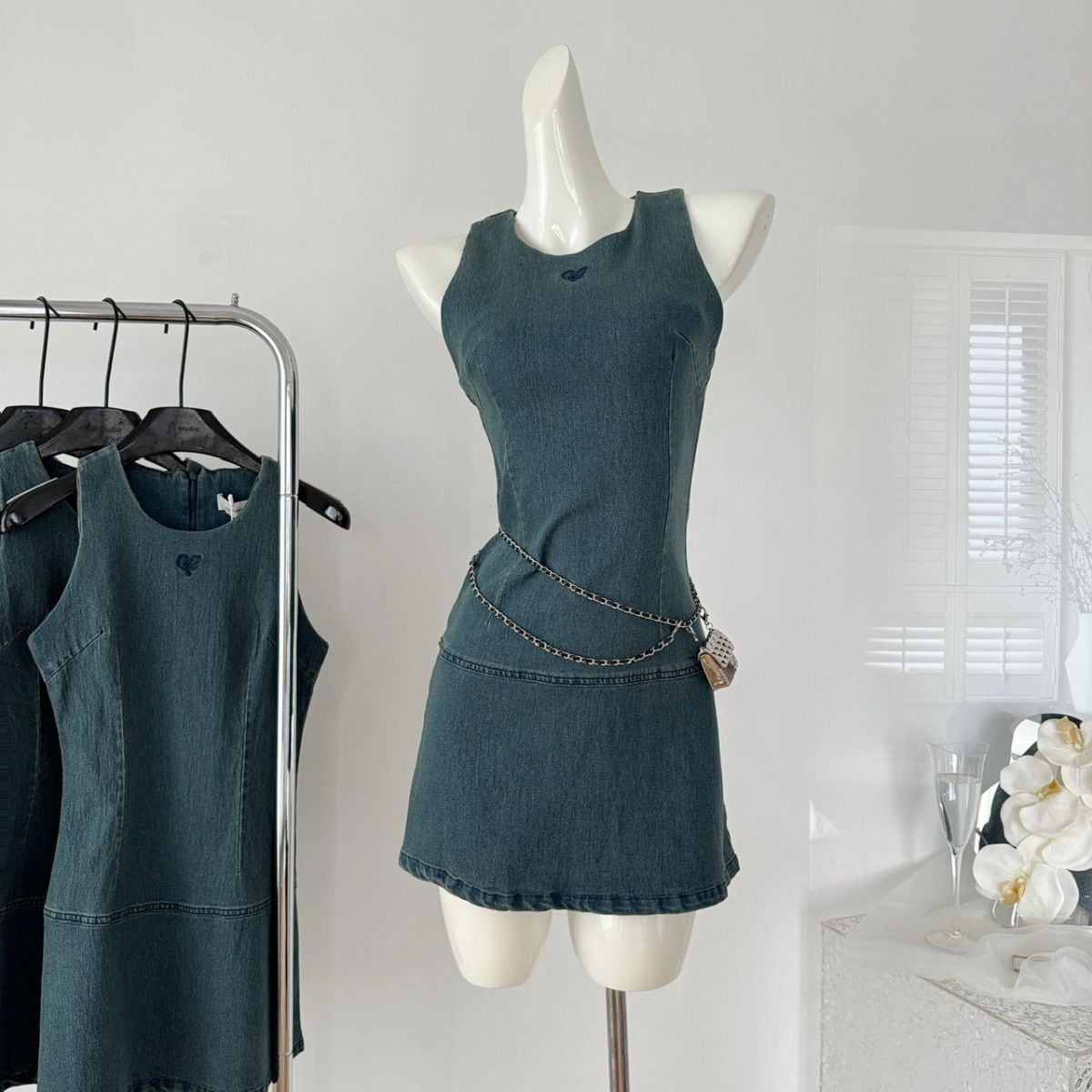 【dress】ノースリーブワンピース　M24395