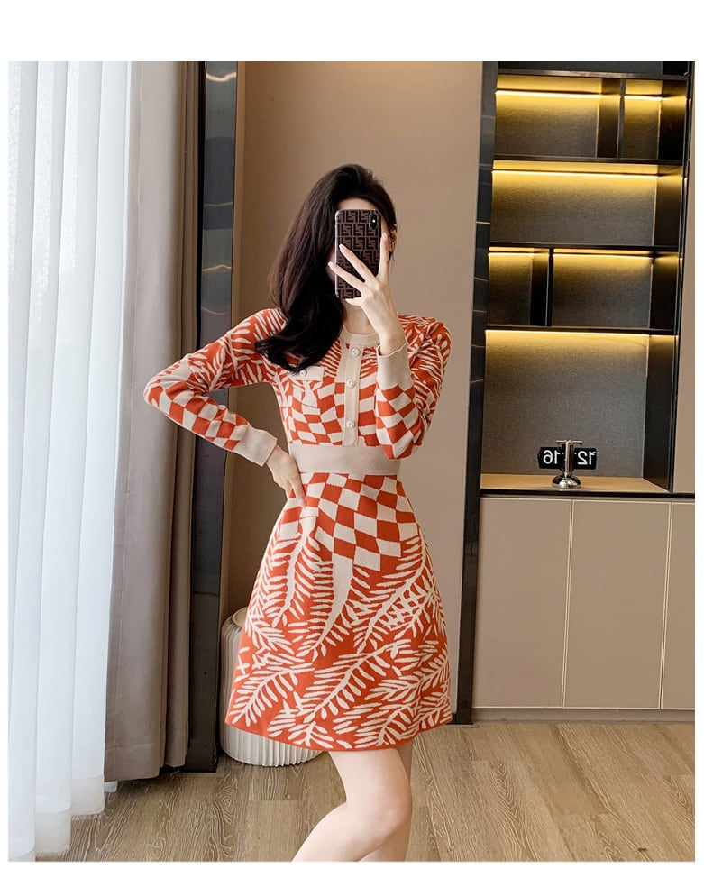 【dress】ニットワンピース　M25520
