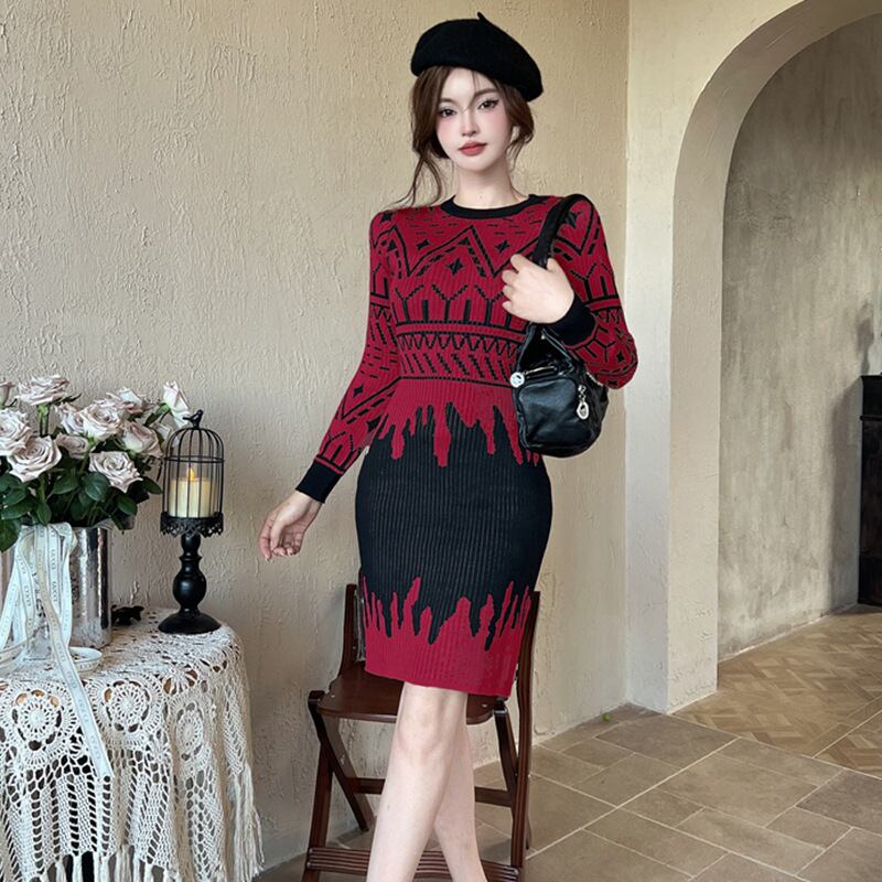【dress】ニットワンピース　M27816