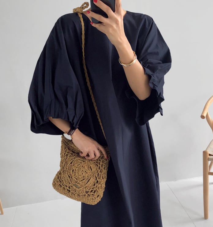 【dress】無地ワンピース　M24017