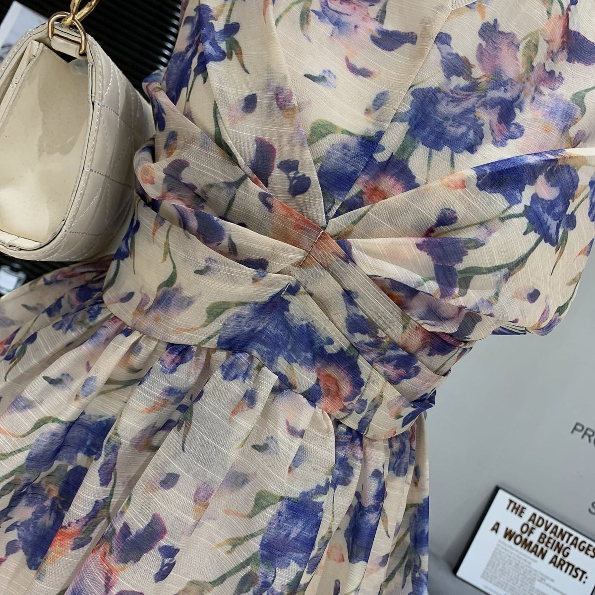 【dress】花柄ワンピース　M24994