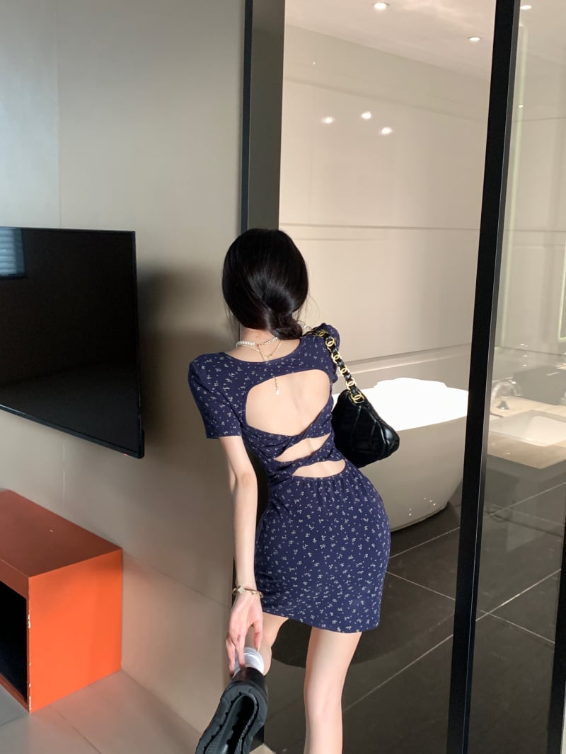 【dress】バックレスワンピース　M24787