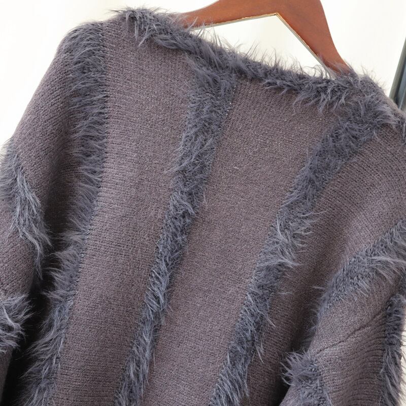 【outer】Vネックニットカーデ　M27034