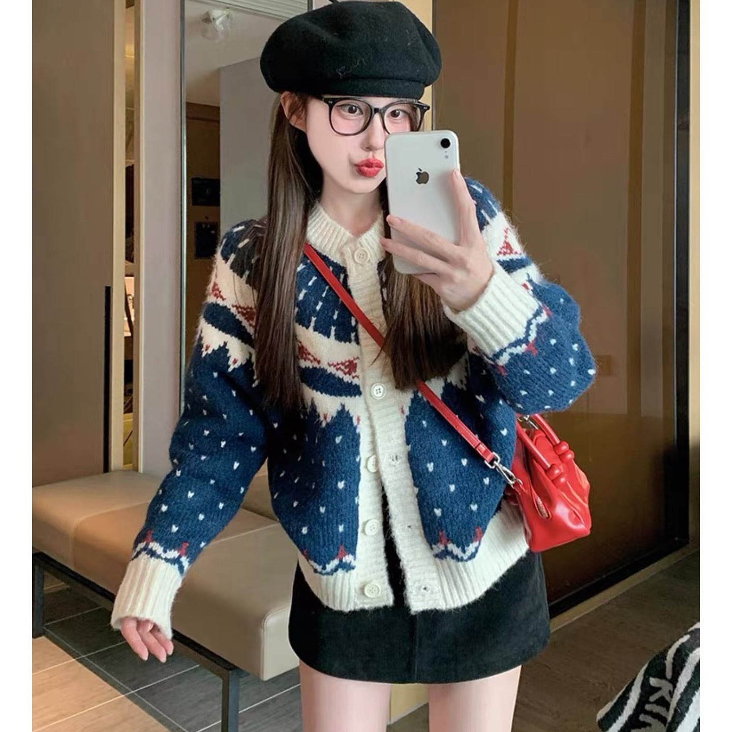 【outer】ニットカーデ　M29038