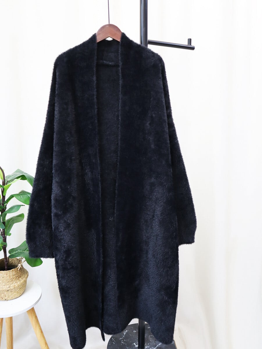 【outer】ロング丈ニットカーデ　M27586