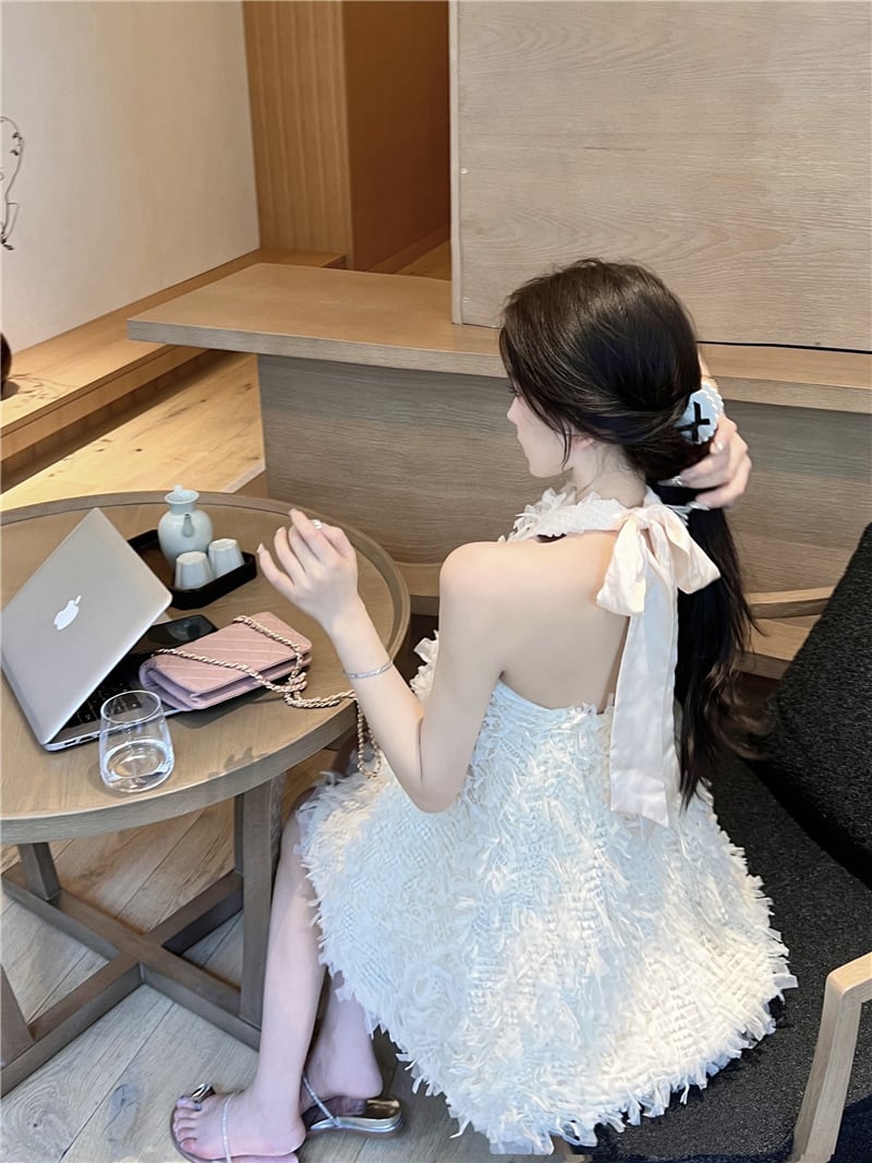 【dress】リボン付きワンピース　M24121