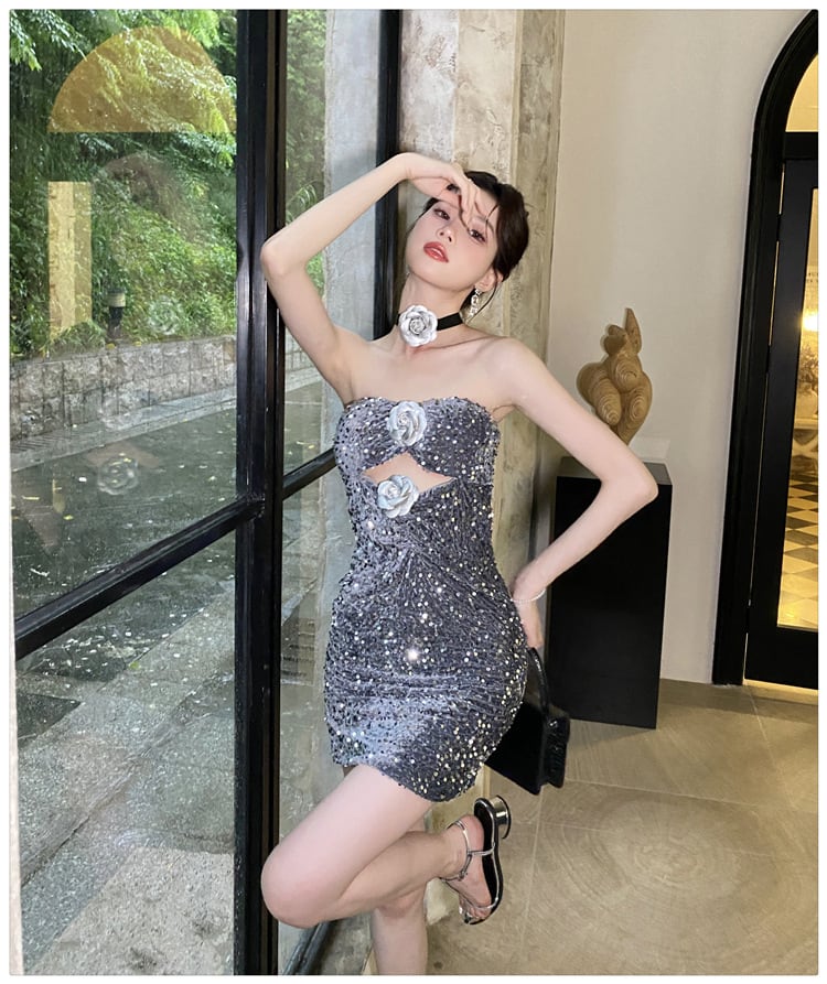 【dress】ベアトップワンピース　M24336