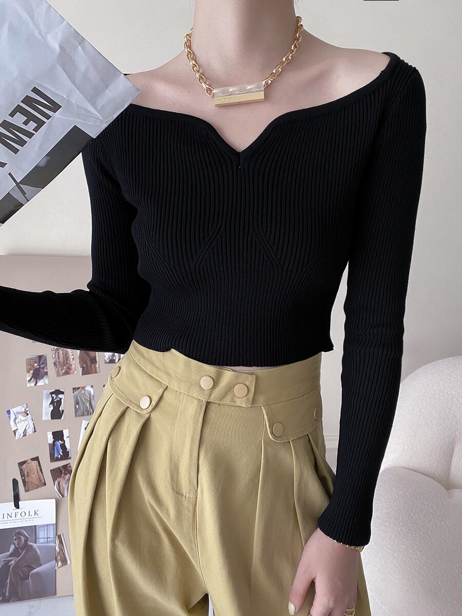 【tops】人気ニットトップス　N2937