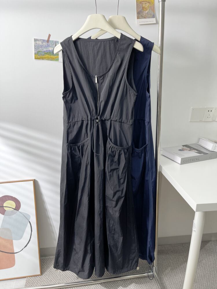 【dress】ノースリーブファスナーワンピース　M29937