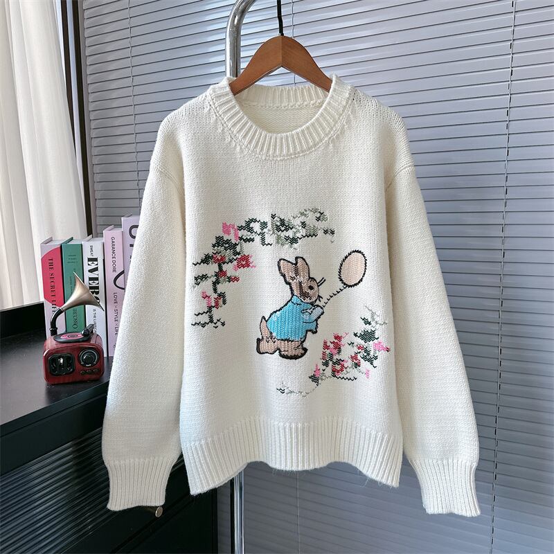 【tops】カートゥーンニットセーター　M27634