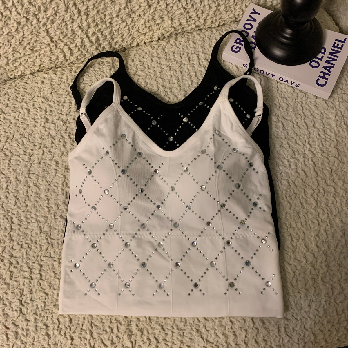 【tops】ビジューキャミソール　M24688