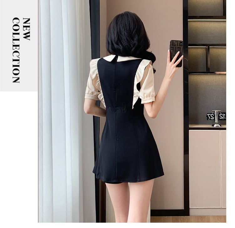 【set】ドールカラーワンピース+ショートパンツ２点セットG20671