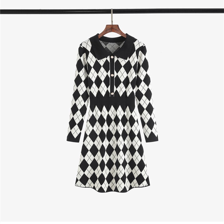 【dress】ニットワンピース　M25464