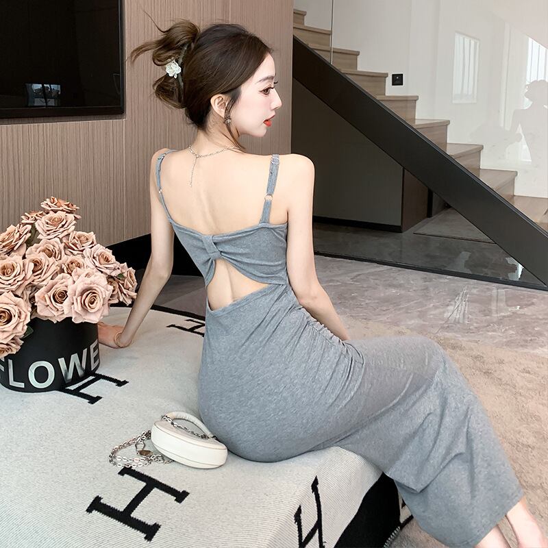 【dress】バックで綺麗キャミワンピース G20487