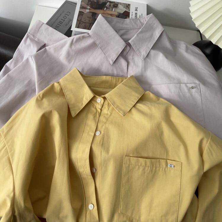 【tops】カラーシャツ　M29894