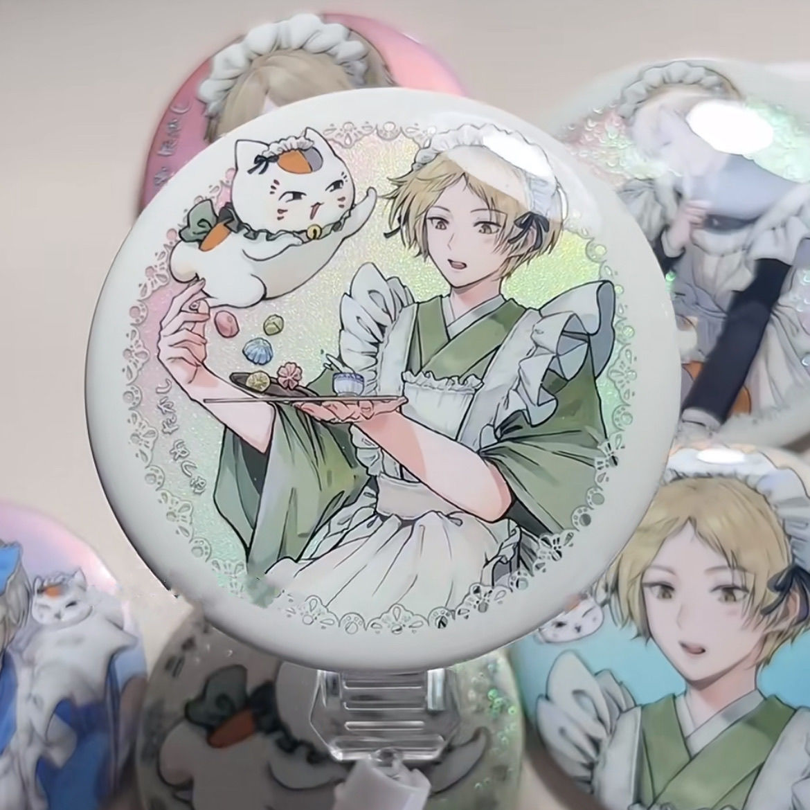 【GOODS】夏目友人帳 58MM 缶バッジ Q2183