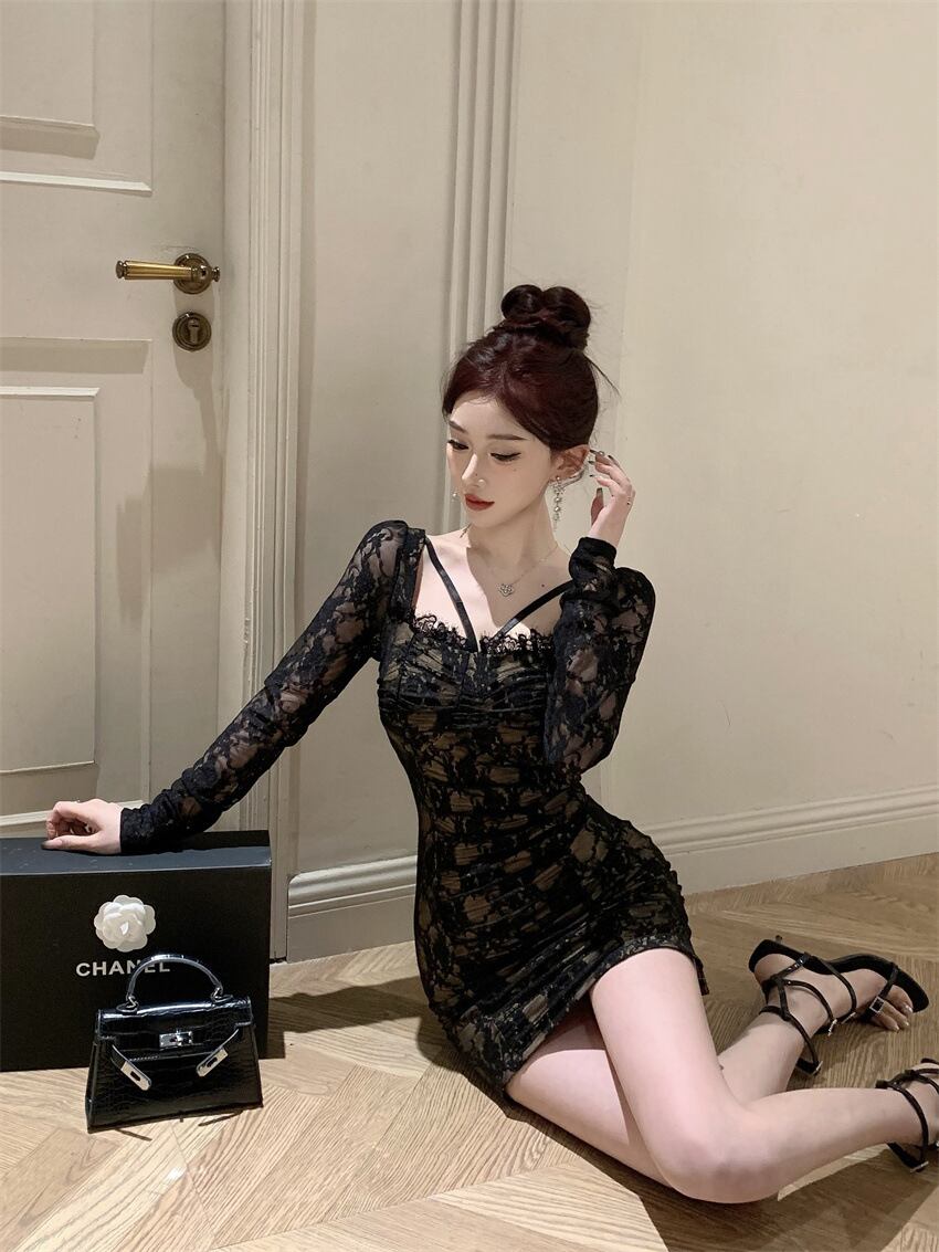 【dress】レースデートワンピース　M28315