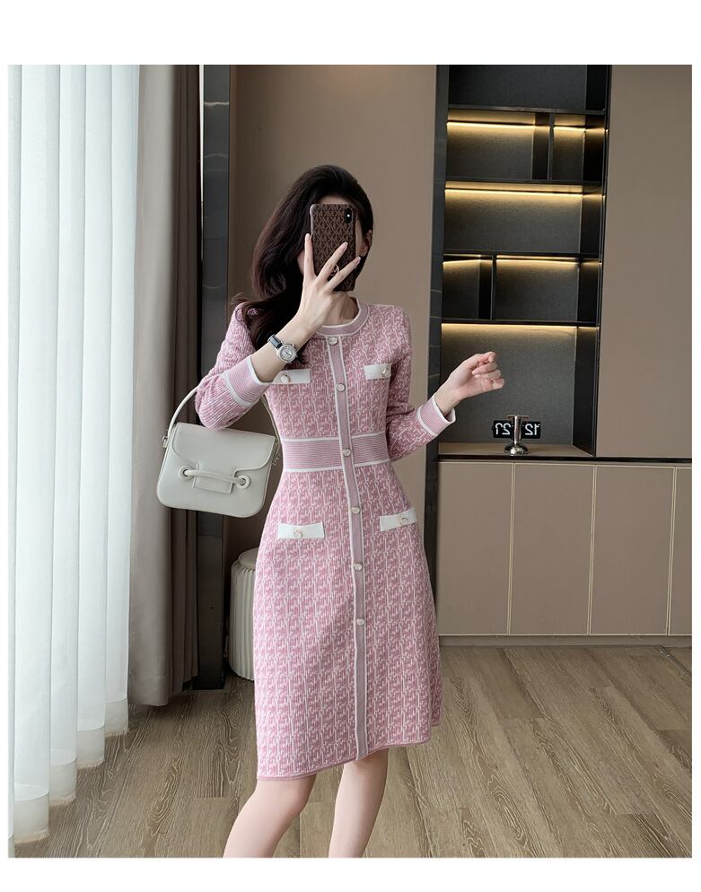 【dress】ニットワンピース　M19167