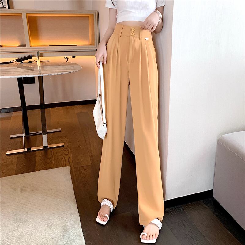 【bottoms】合わせやすいルーズハイウエストガウチョパンツ3色