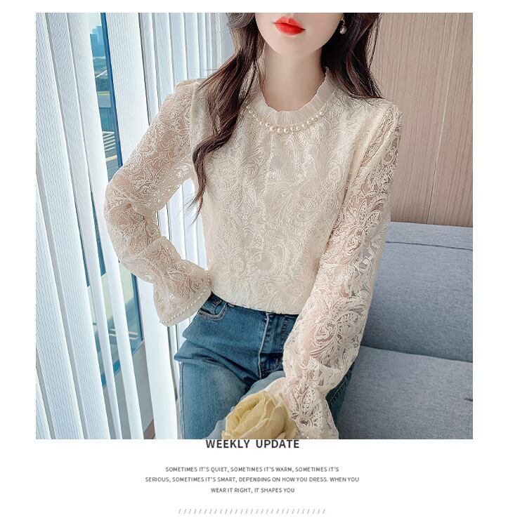 【tops】レースシャツトップス　M28803