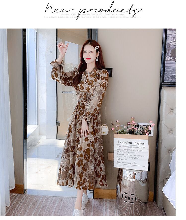 【dress】プリントワンピース　M18991