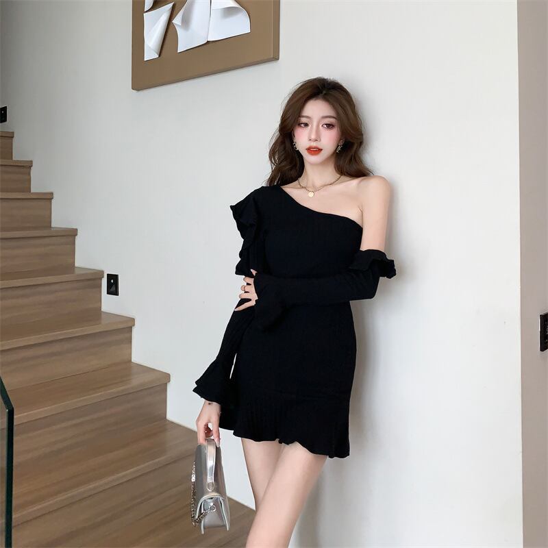 【dress】オフショルダーワンピース　M19086