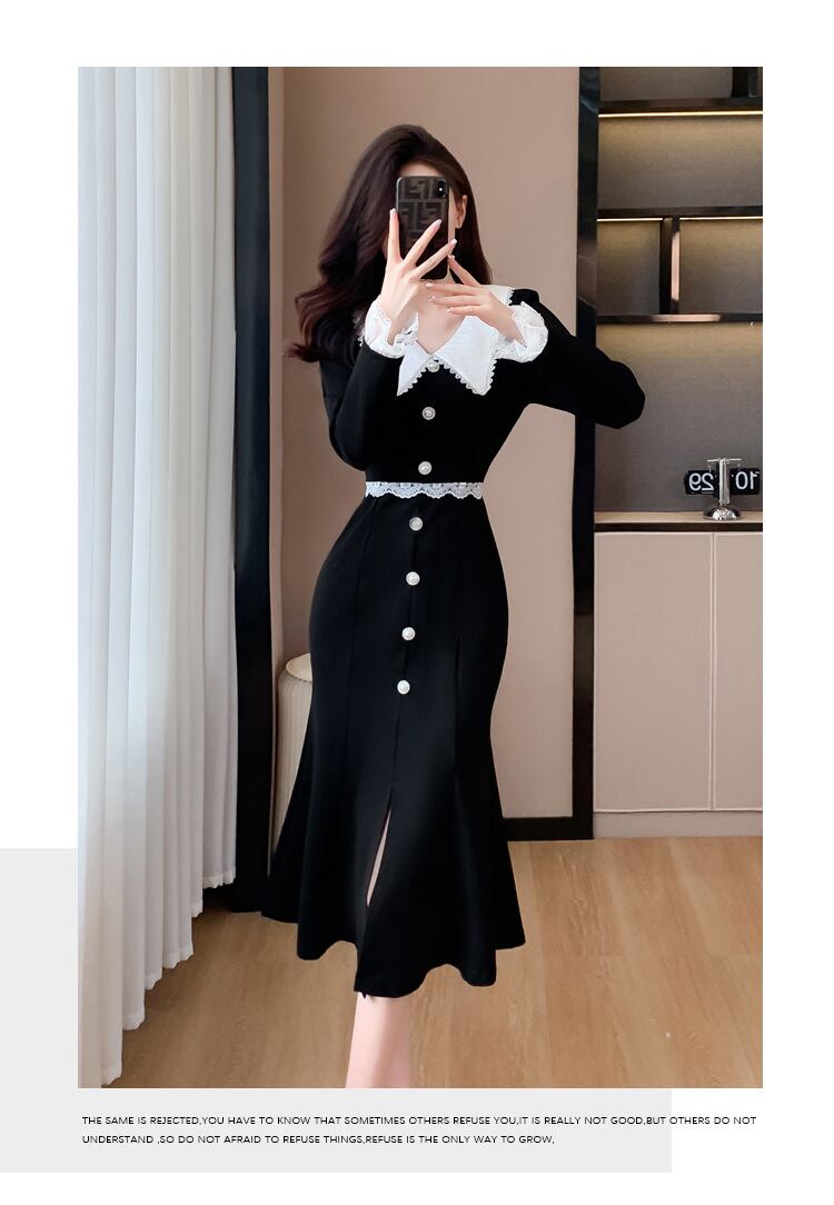 【dress】ドールカラーマーメイドワンピース G20141