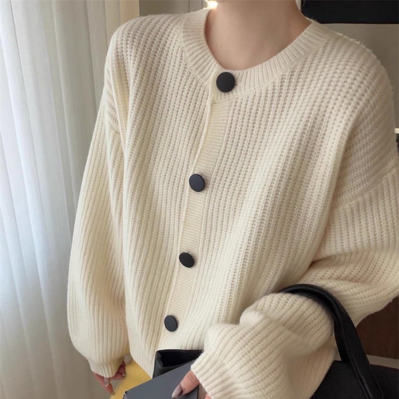 【outer】ニットカーディガン Q7160