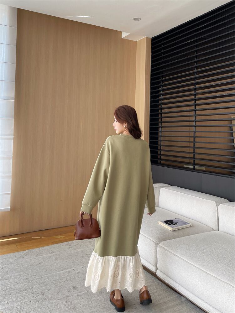 【dress】ドッキングカジュアルワンピース　M28935