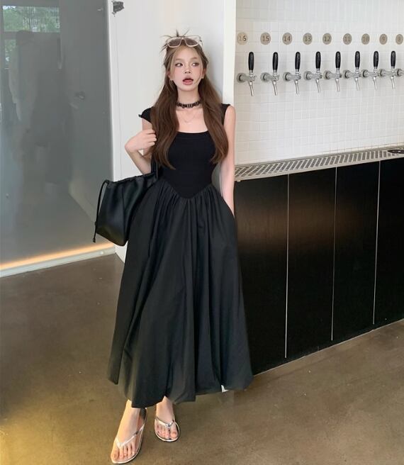 【dress】バックで綺麗キャミワンピース G21311