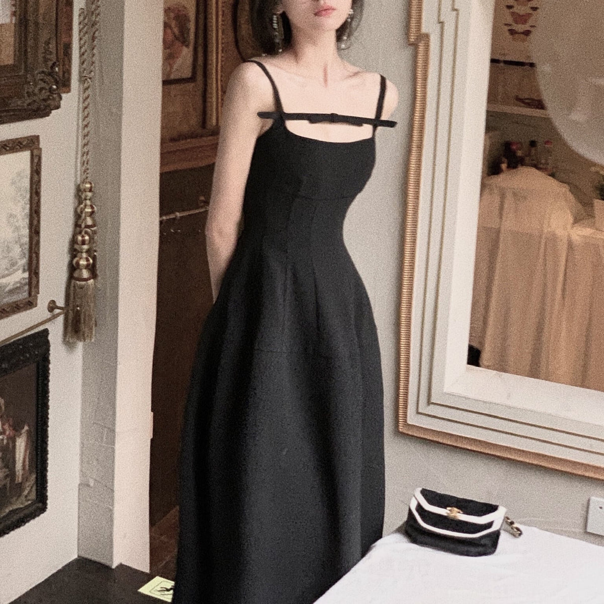 【dress】リボンキャミワンピース　N3266