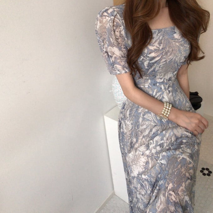【dress】プリントワンピース　M24231
