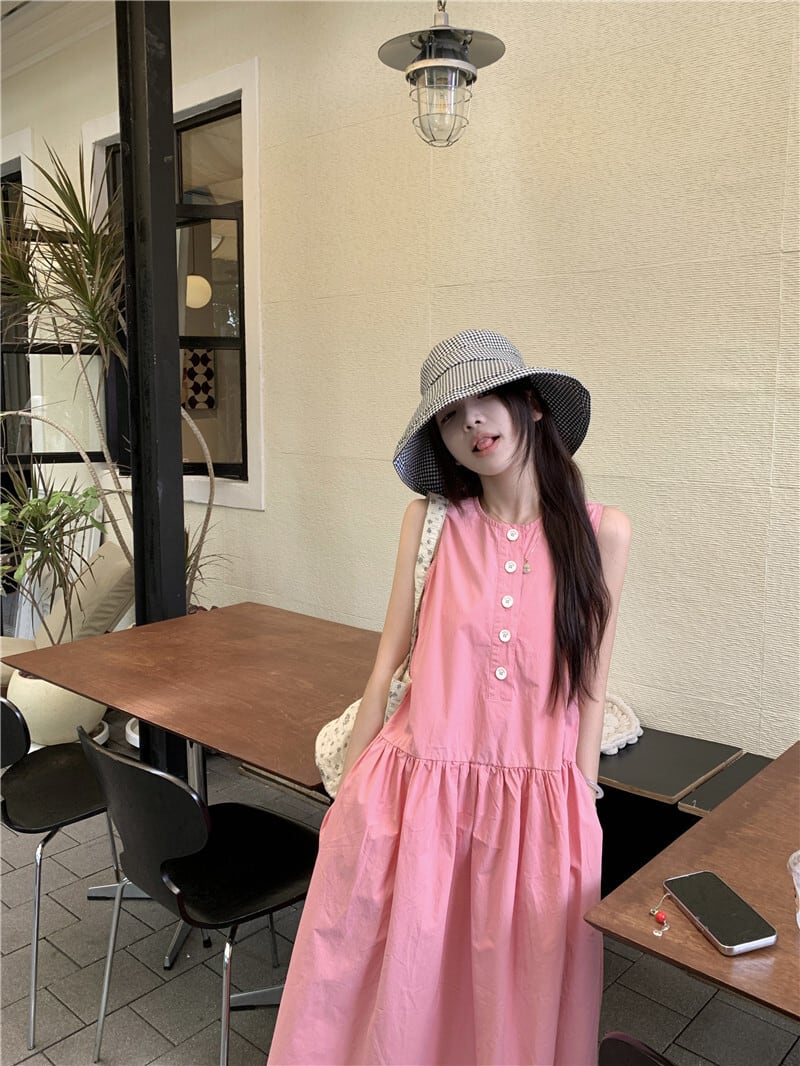 【dress】ノースリーブワンピース　M24892