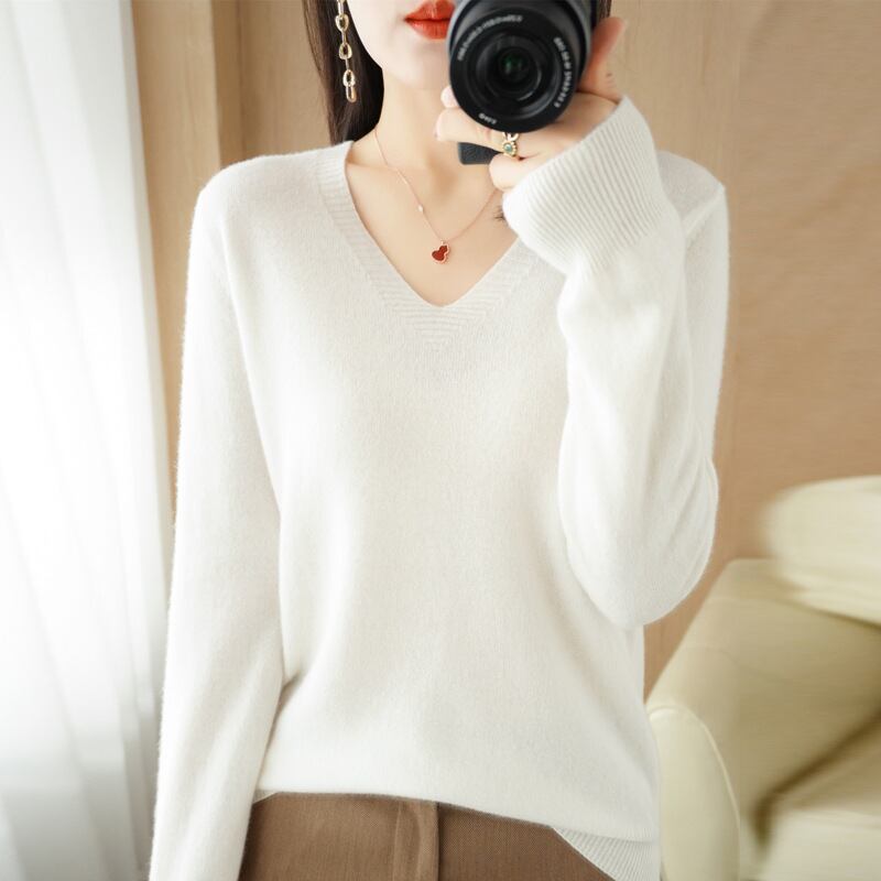 【tops】ニットプルオーバー　M19160