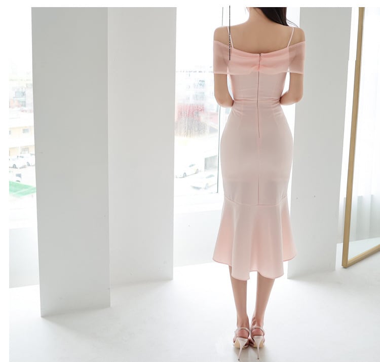 【dress】リボン付きキャミワンピース　M24562