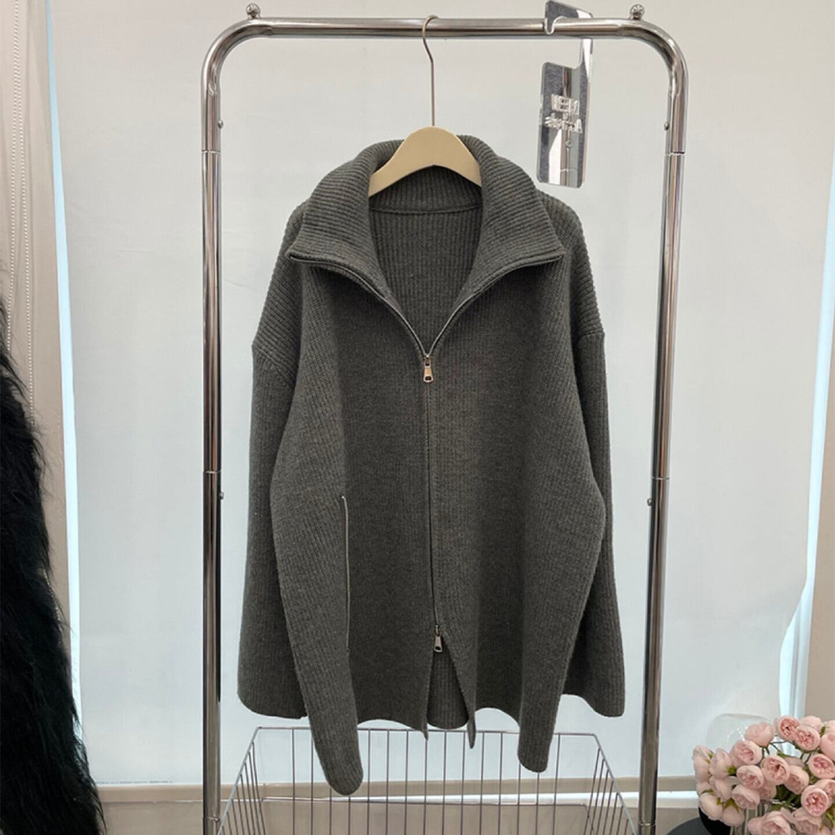 【outer】ニットカーデ　M27278