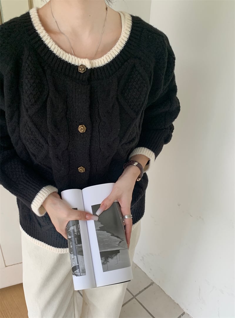 【outer】ニットカーデ　M26189