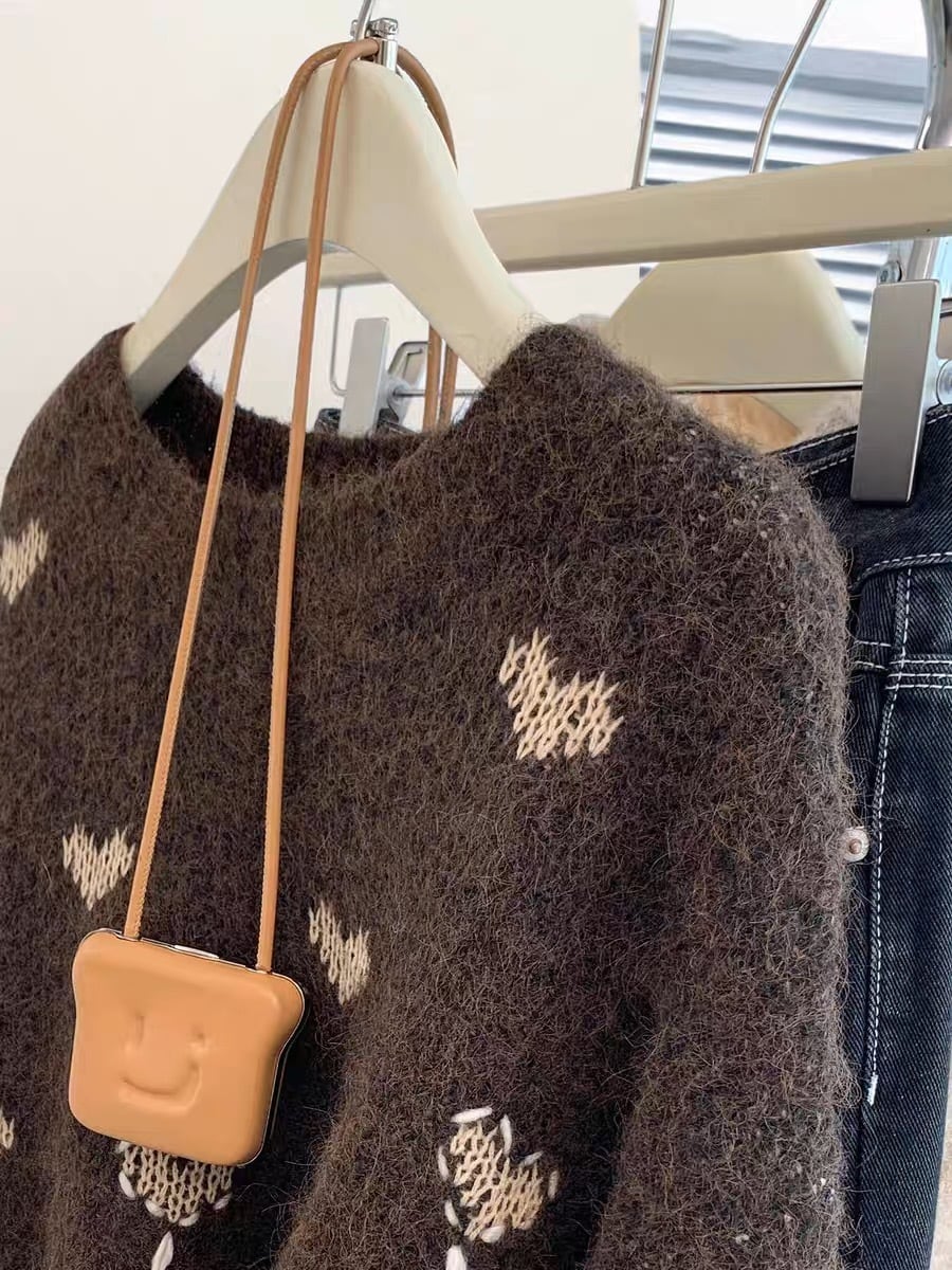 【tops】クルーネックニットセーター　M29247