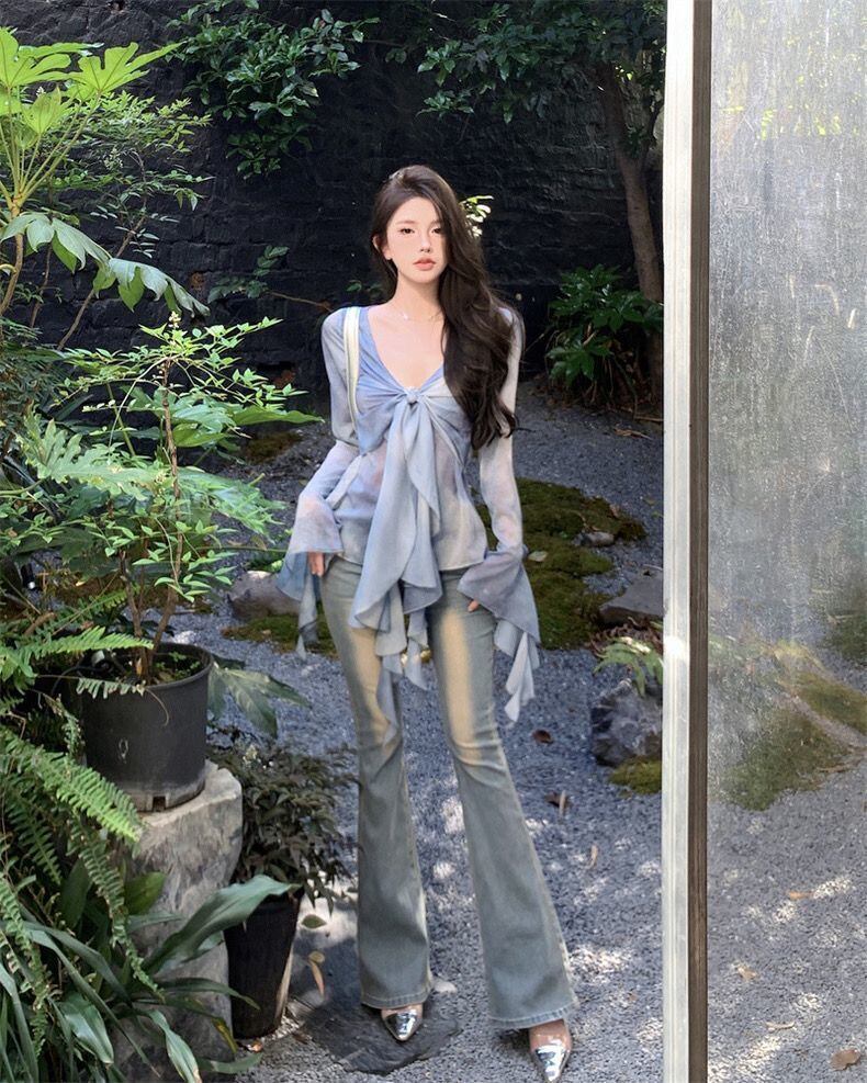 【tops】タイダイ染めブラウスG20196